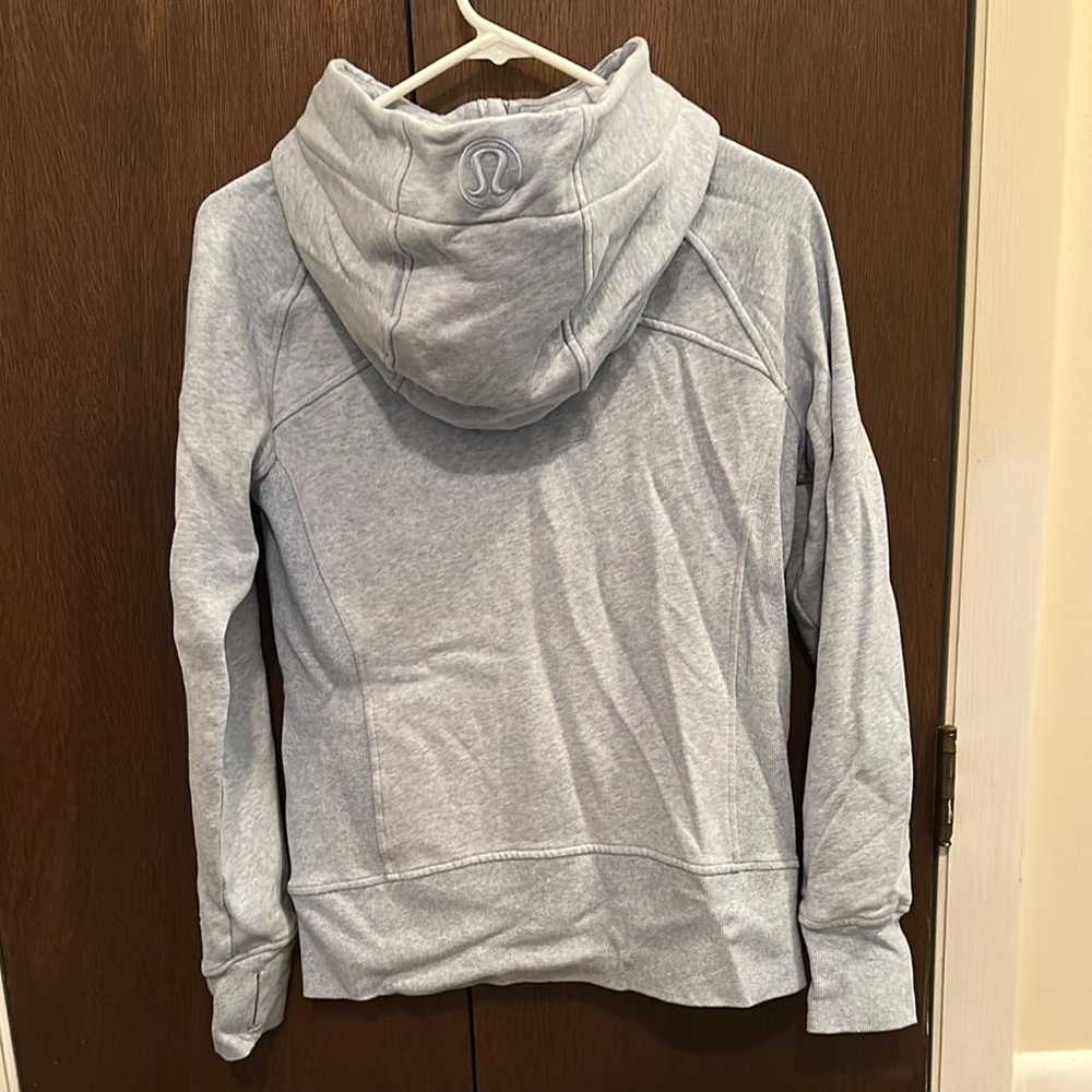 Lululemon Athletica Light Blue full zip scuba hoodie - Picture 5 of 11